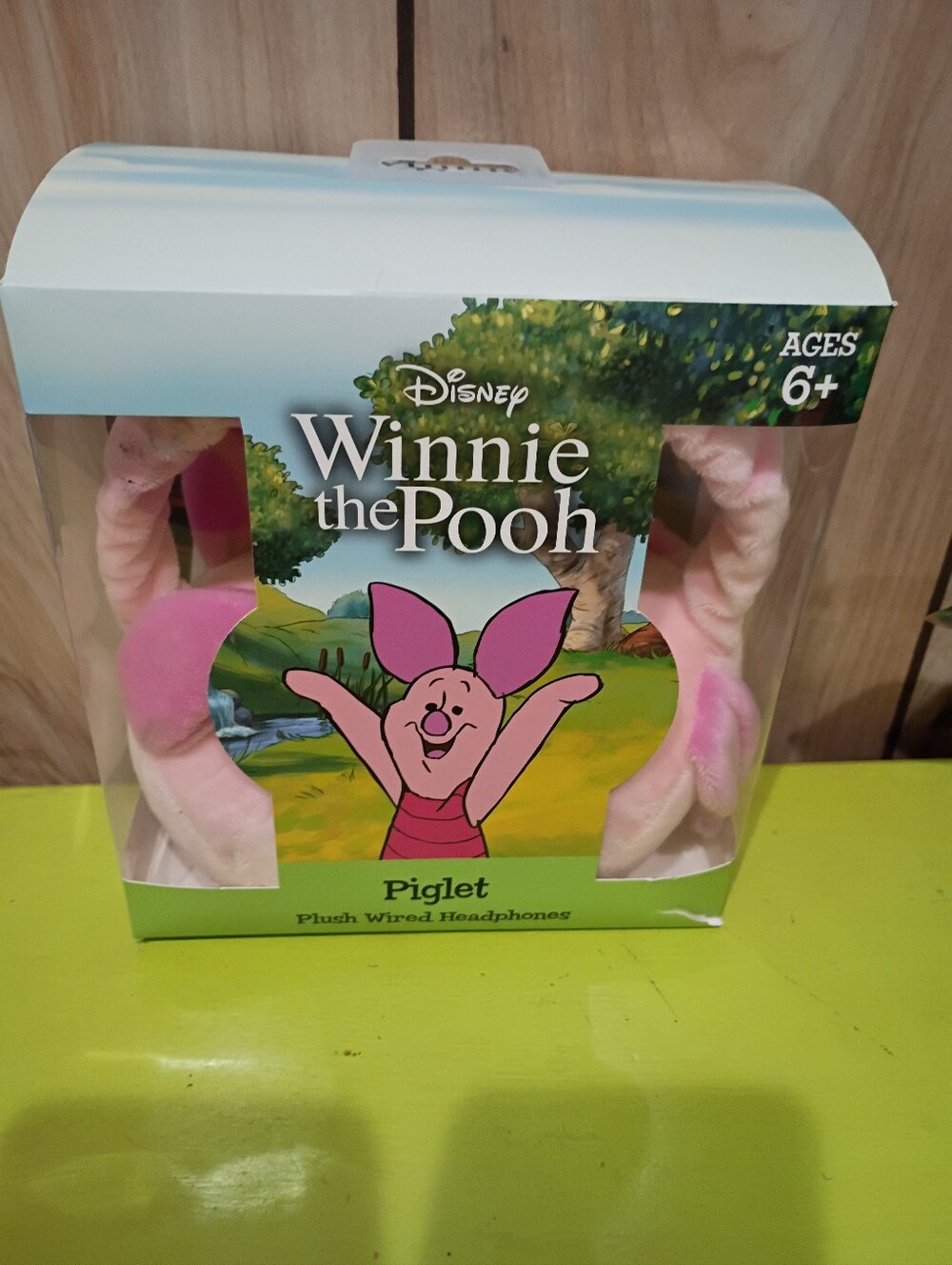 Disney Piglet Plush Headphones in Pink